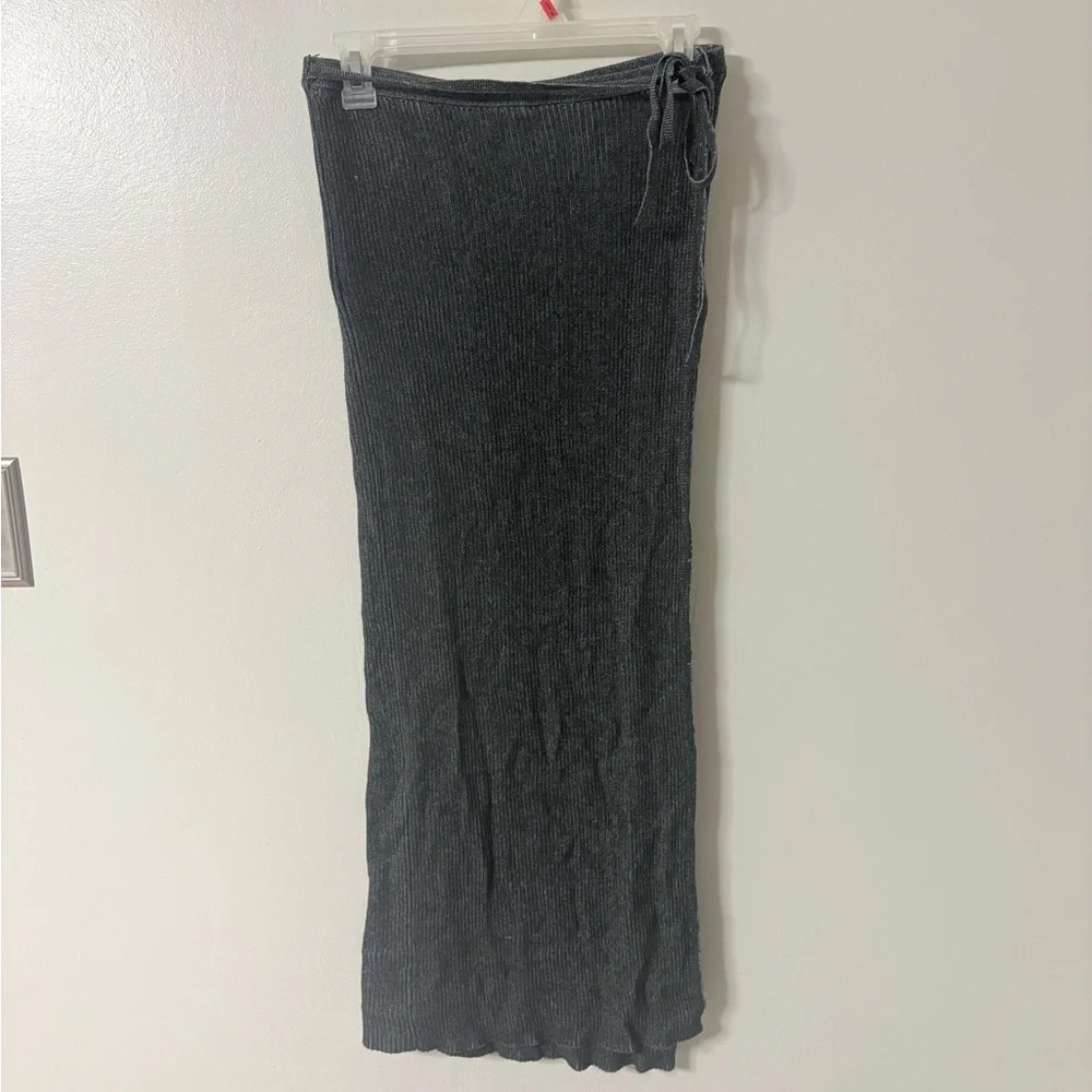 Free People Charcoal Pencil Skirt